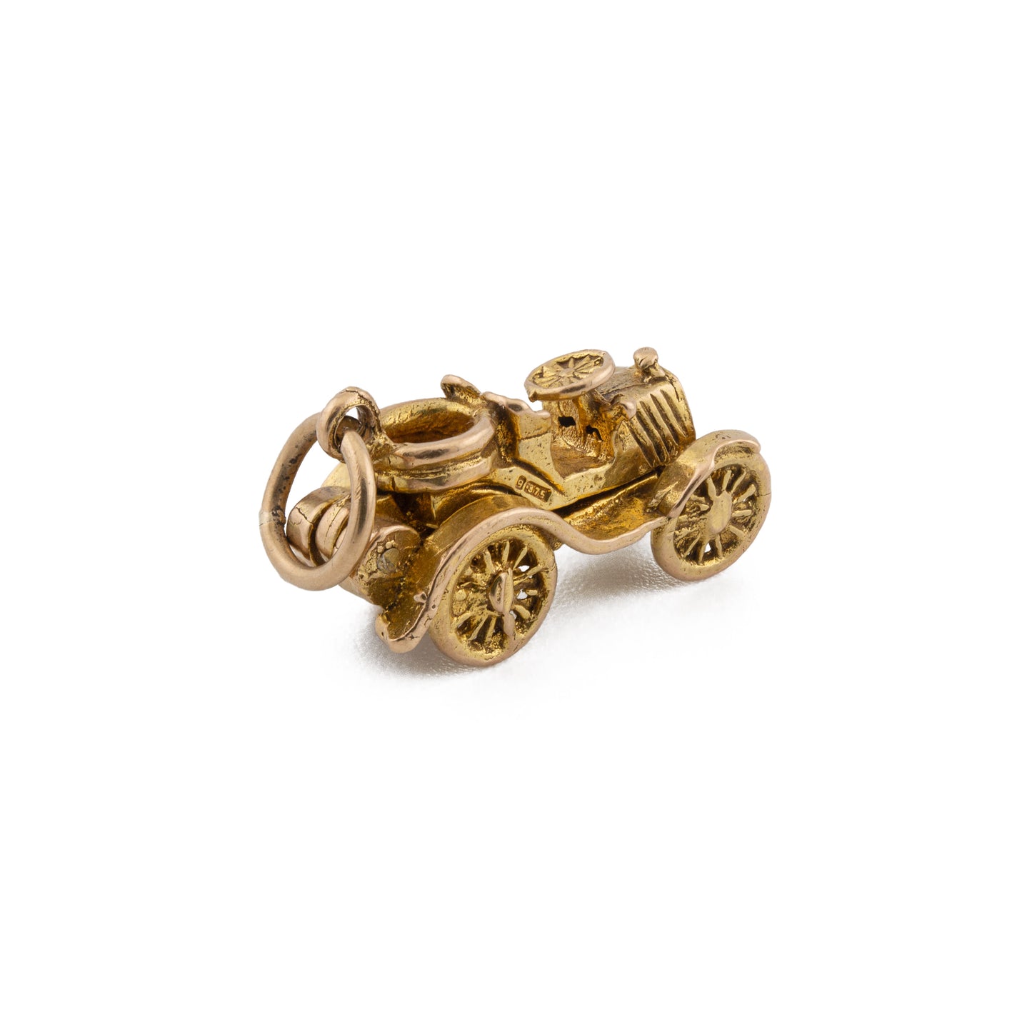 Mechanical Vintage Car Charm in 9ct Gold