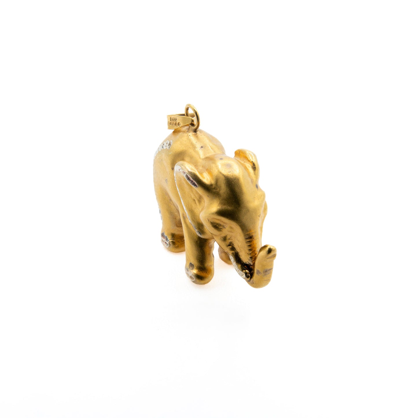 Two-tone Elephant Charm
