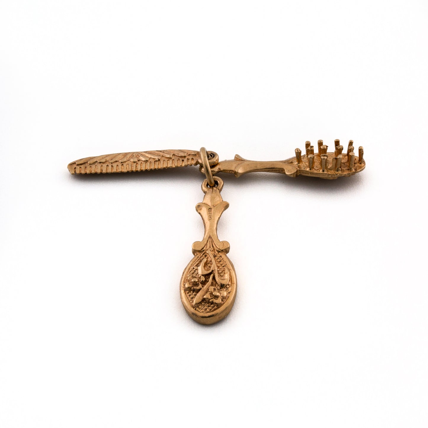 Set Of Hair Brush Charm