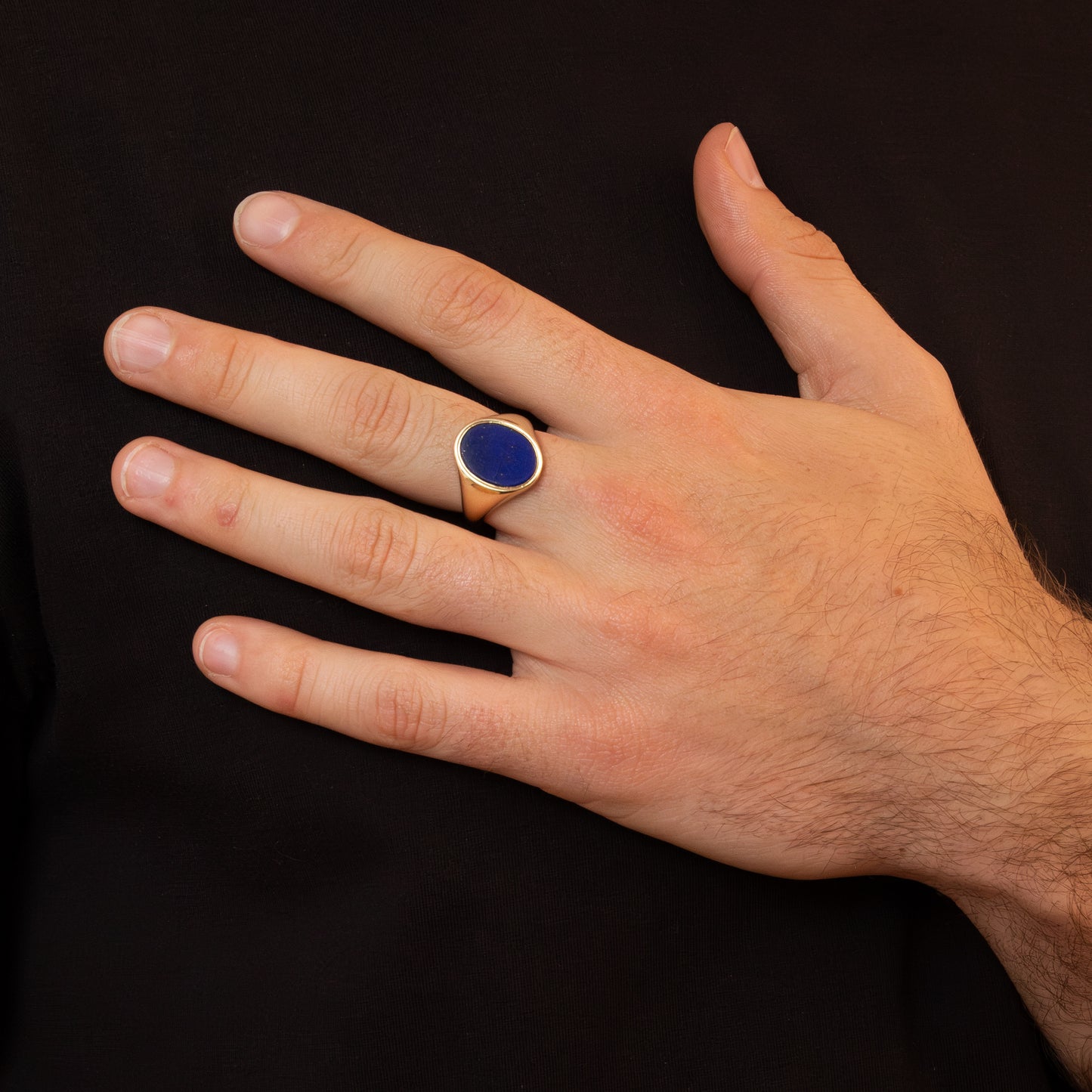 9ct Lapis Signet