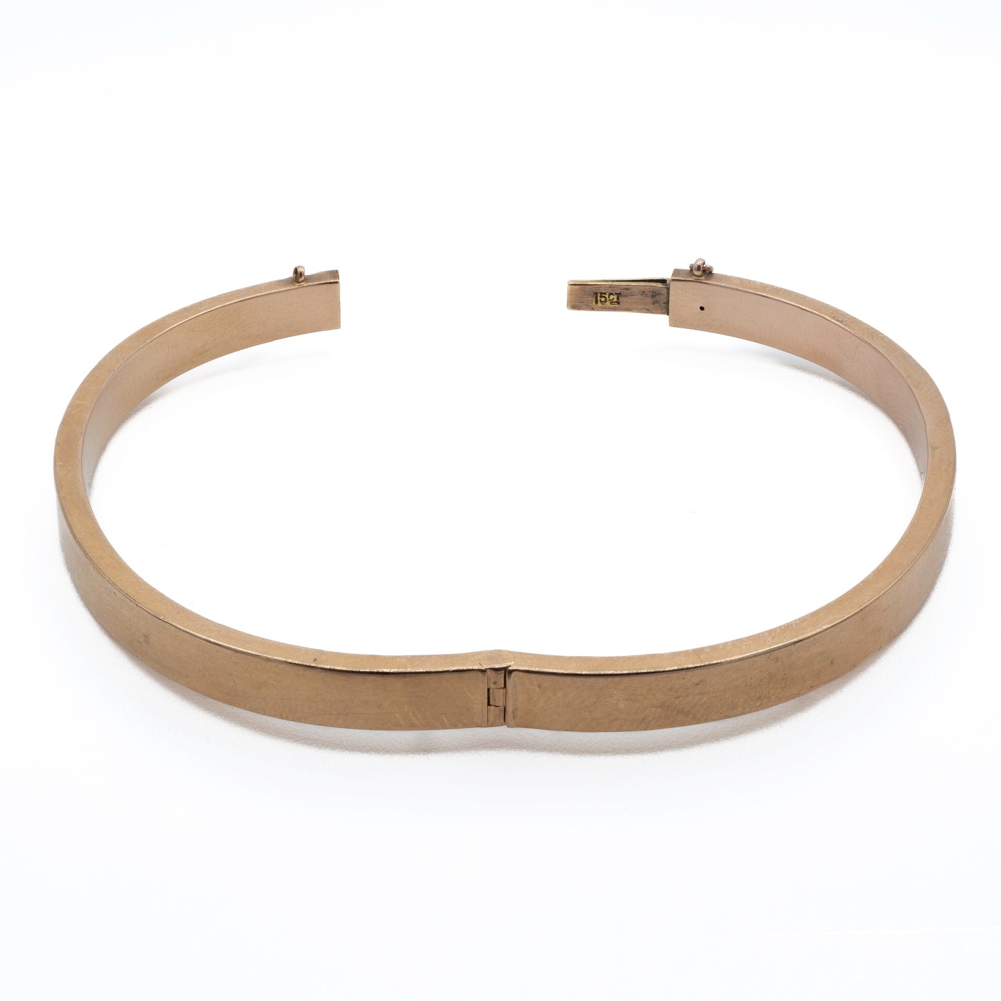 15ct Hollow Hinged Bangle