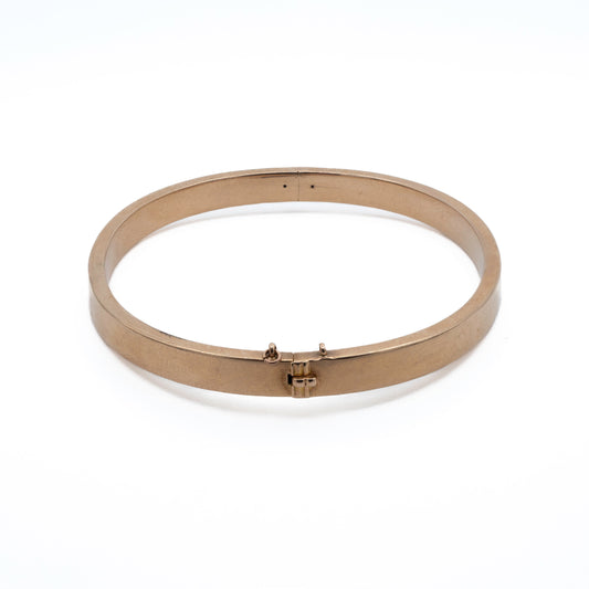 15ct Hollow Hinged Bangle