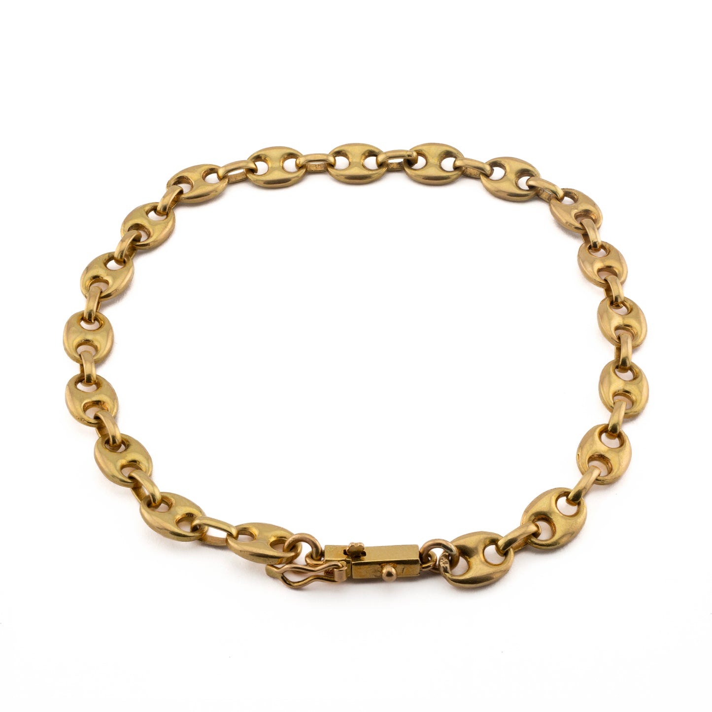 18ct Yellow Gold Mariner Bracelet