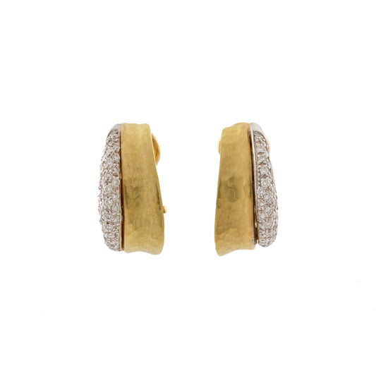 18ct Gold Grima Diamond Earrings