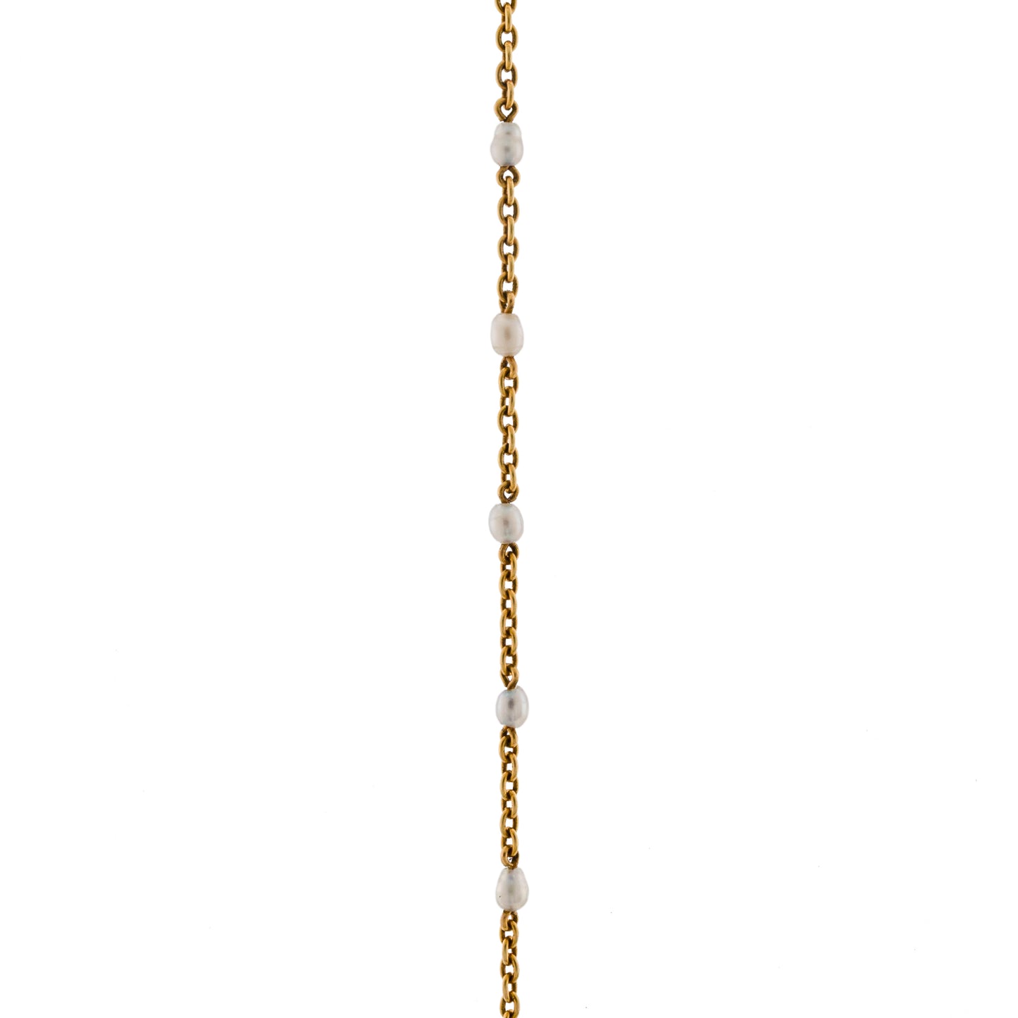 Gold and Pearl Necklace