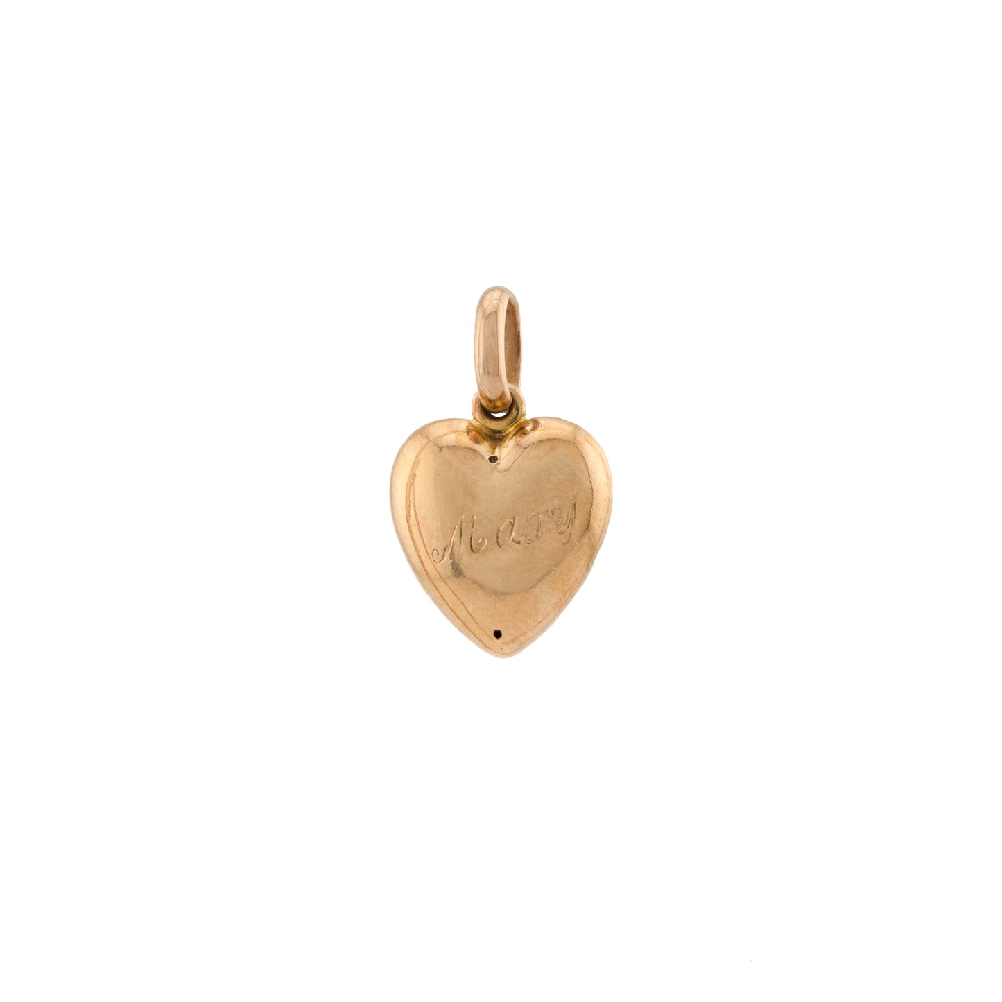 c.1890 15ct Rose Gold “Mary” Heart Locket