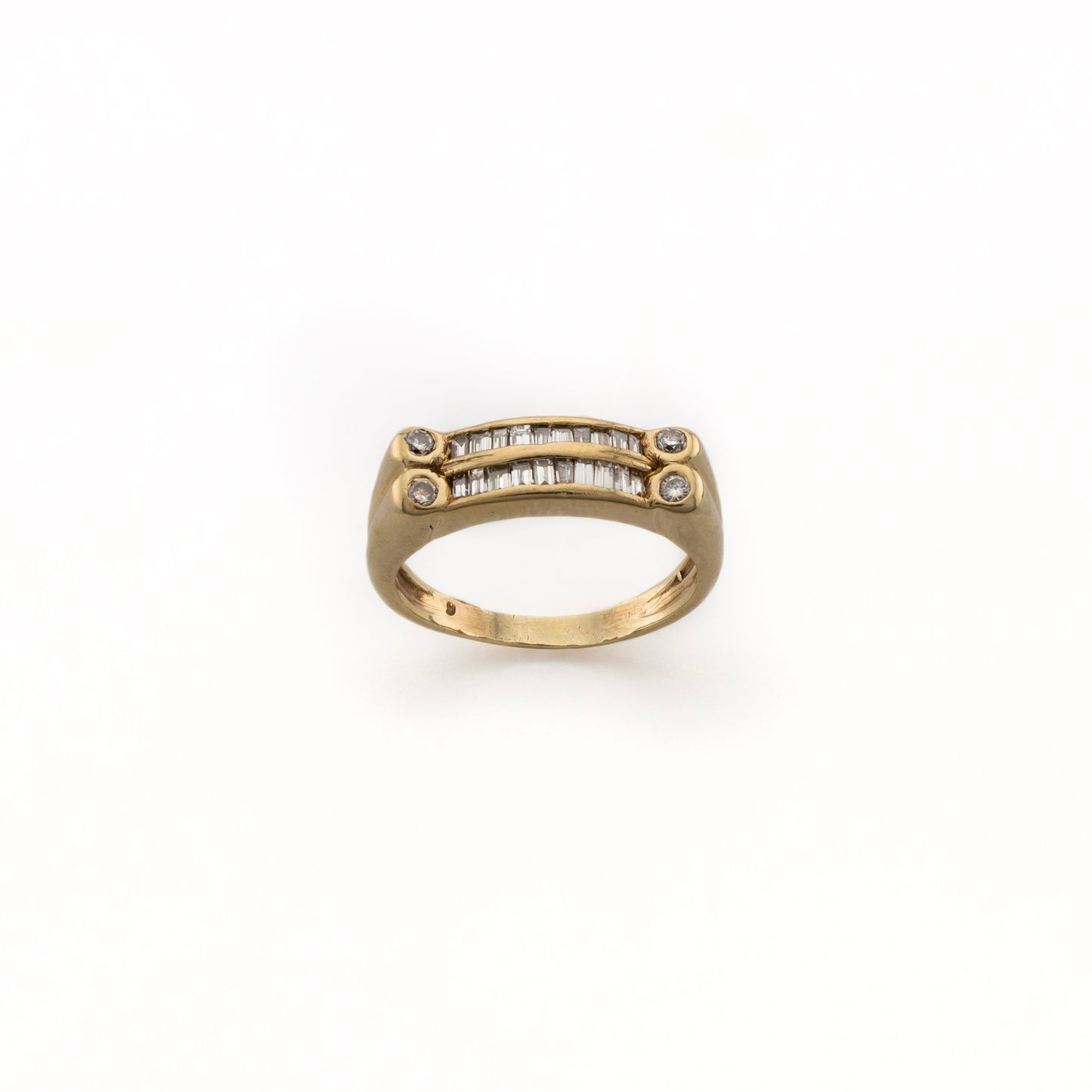 14ct Diamond Baguette Ring