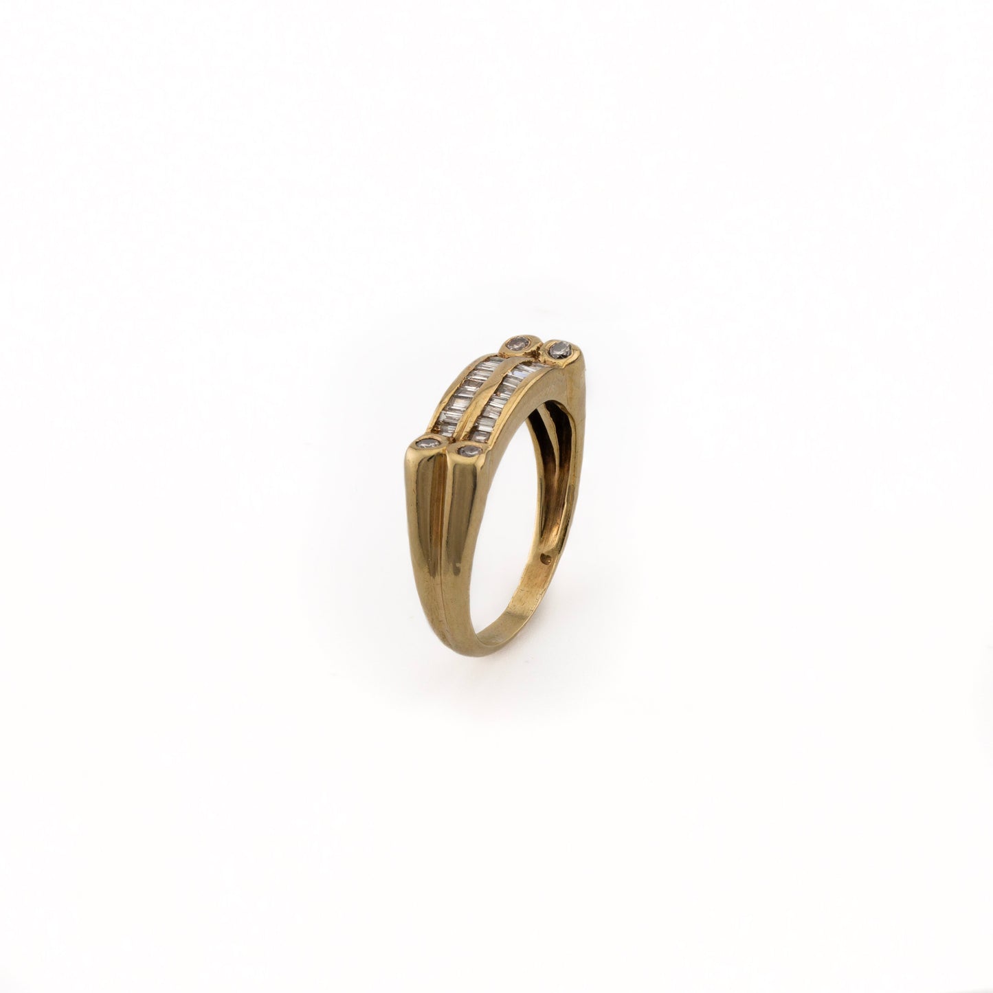 14ct Diamond Baguette Ring