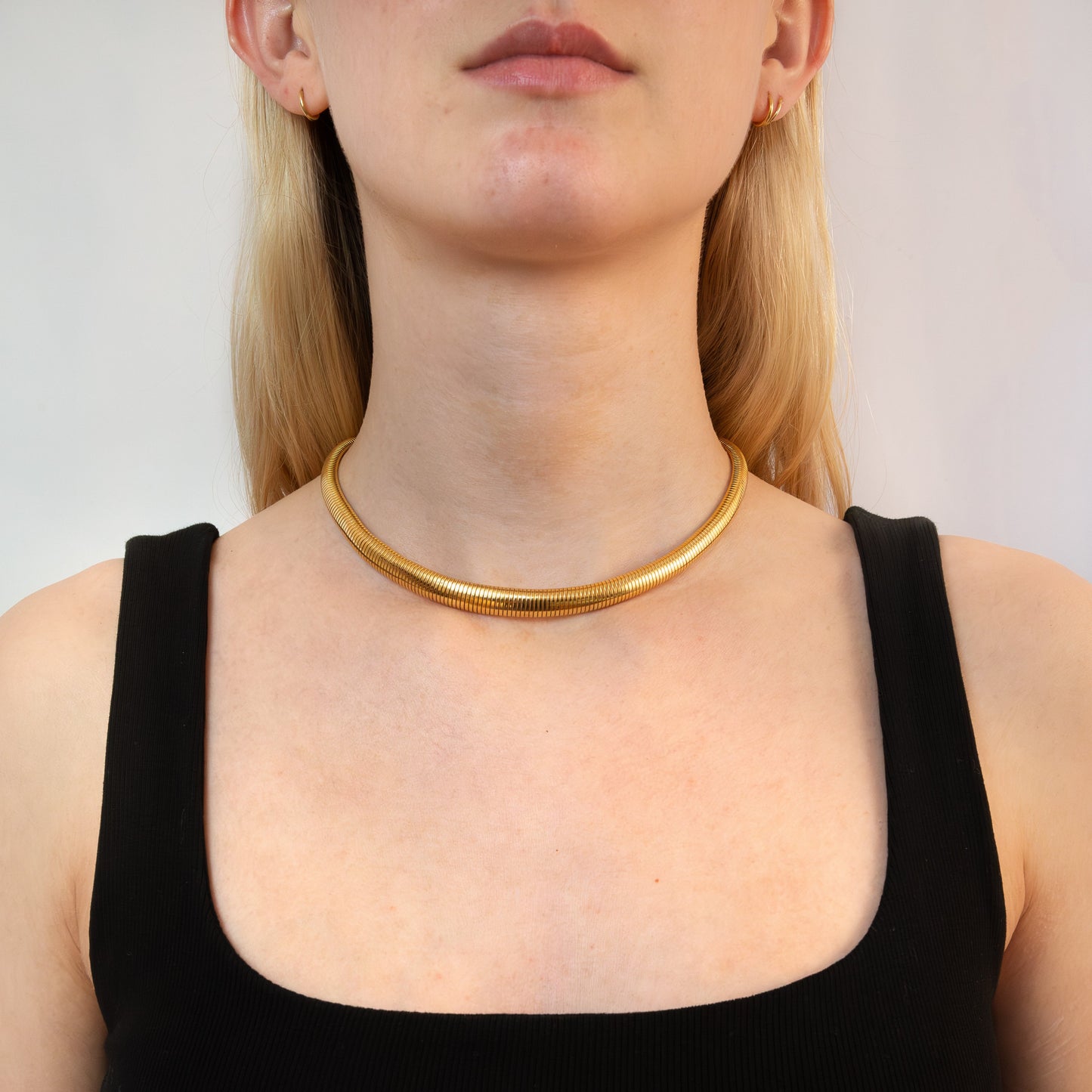 18ct French Marked Turbogas Necklace