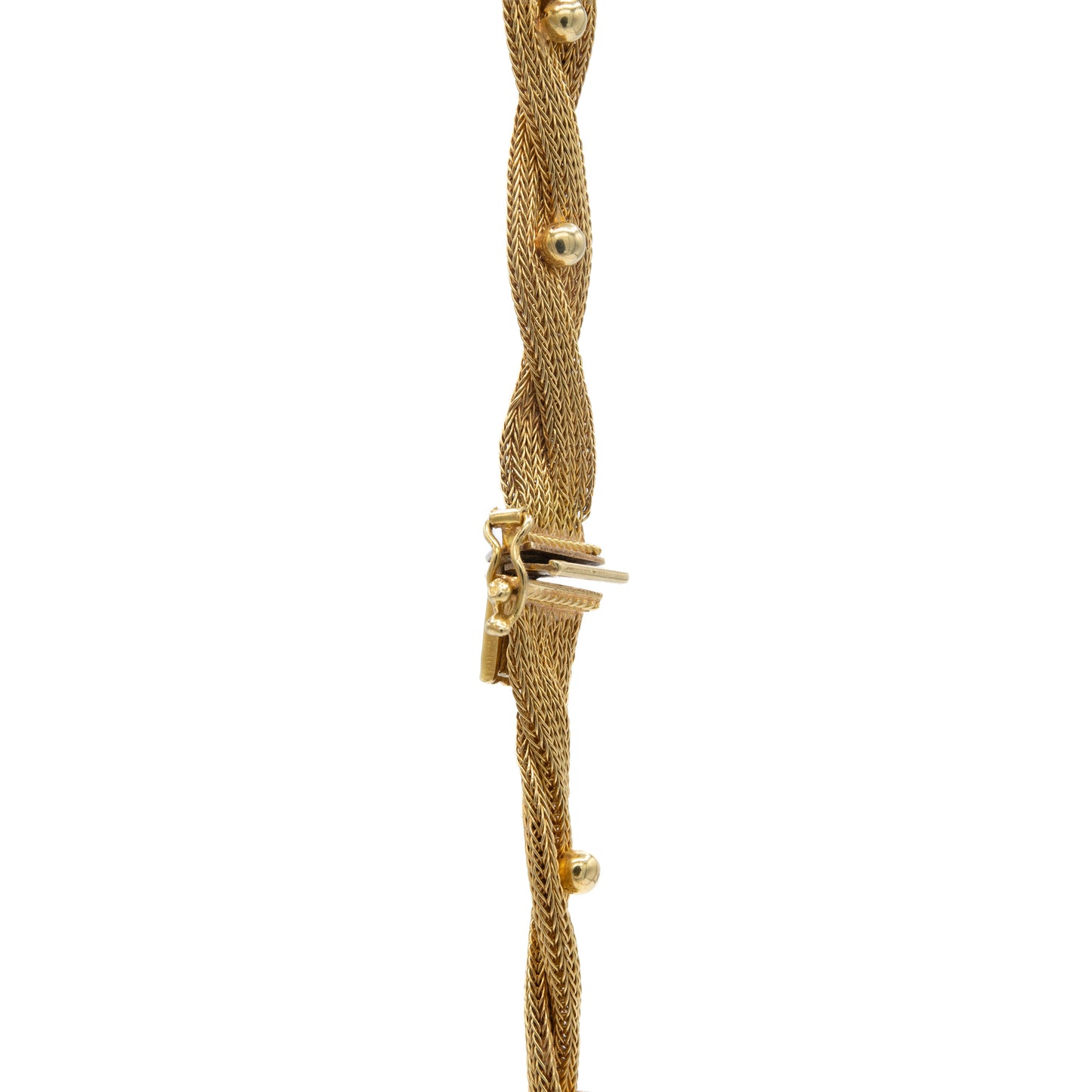 18ct Twisted Plat Necklace