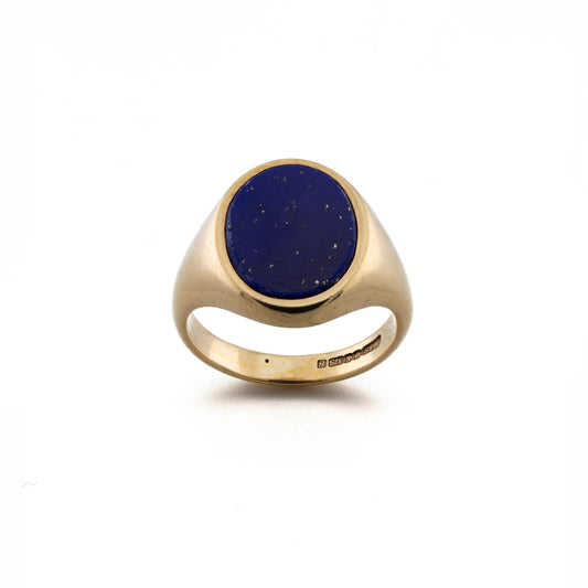 9ct Lapis Signet