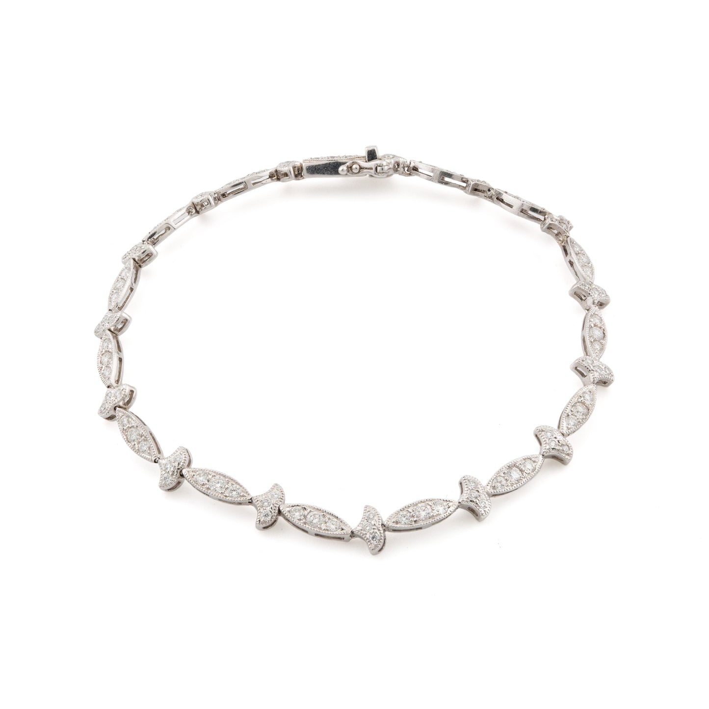 Patterned Diamond Bracelet