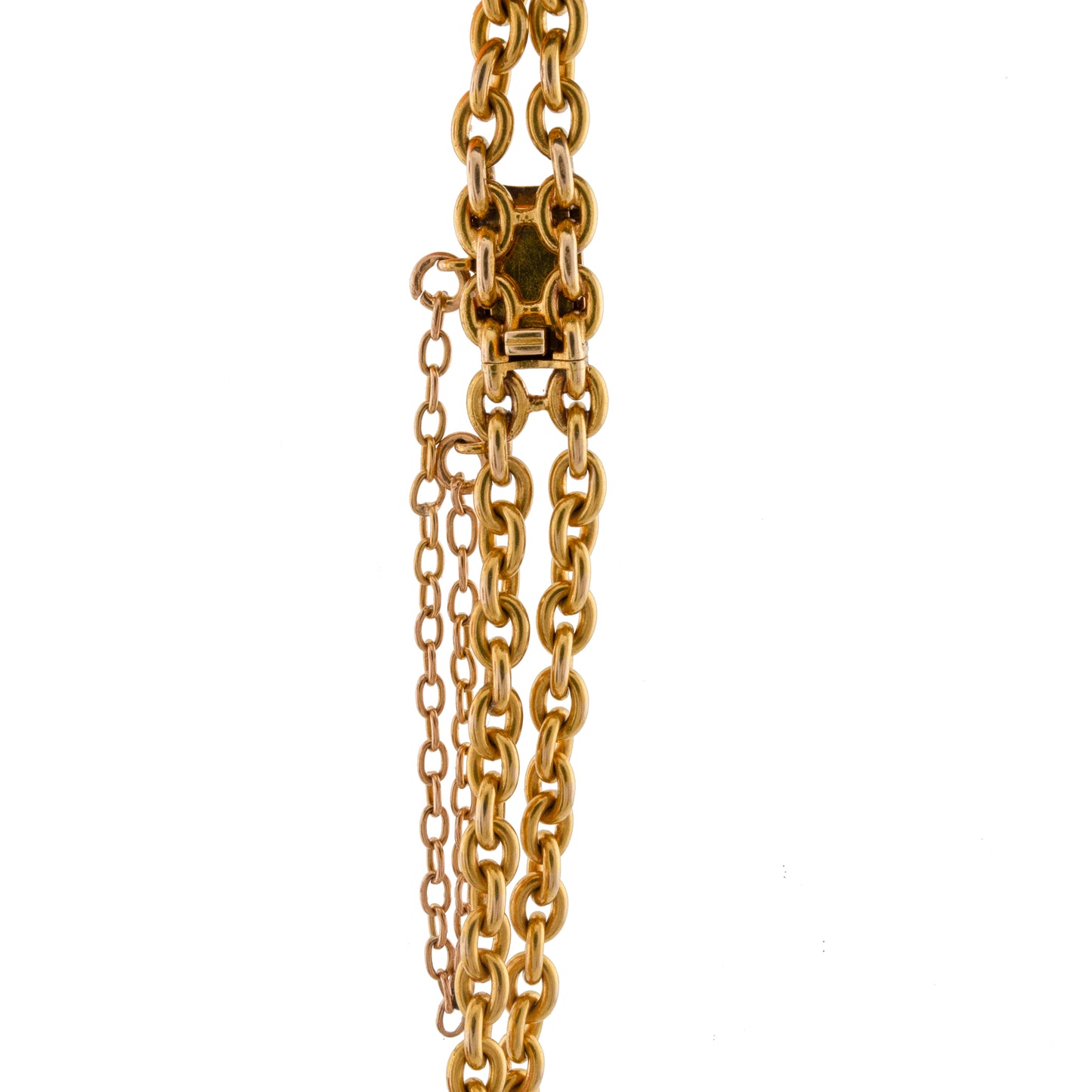 18ct French Cabochon Ruby and Diamond Bracelet