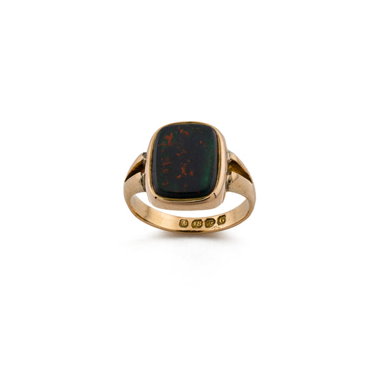 18ct Bloodstone Signet