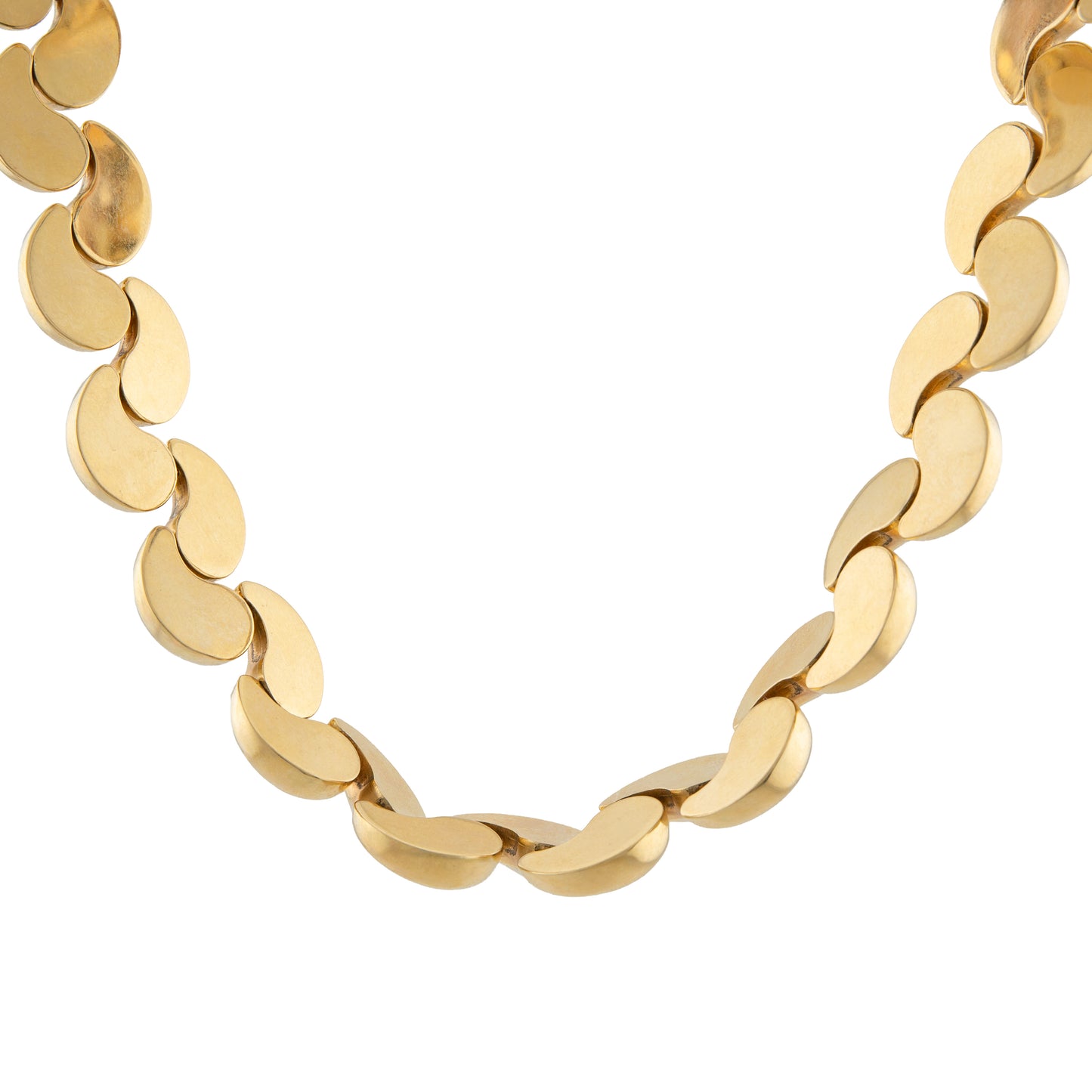 Vintage 18ct Gold Wide Link Chain
