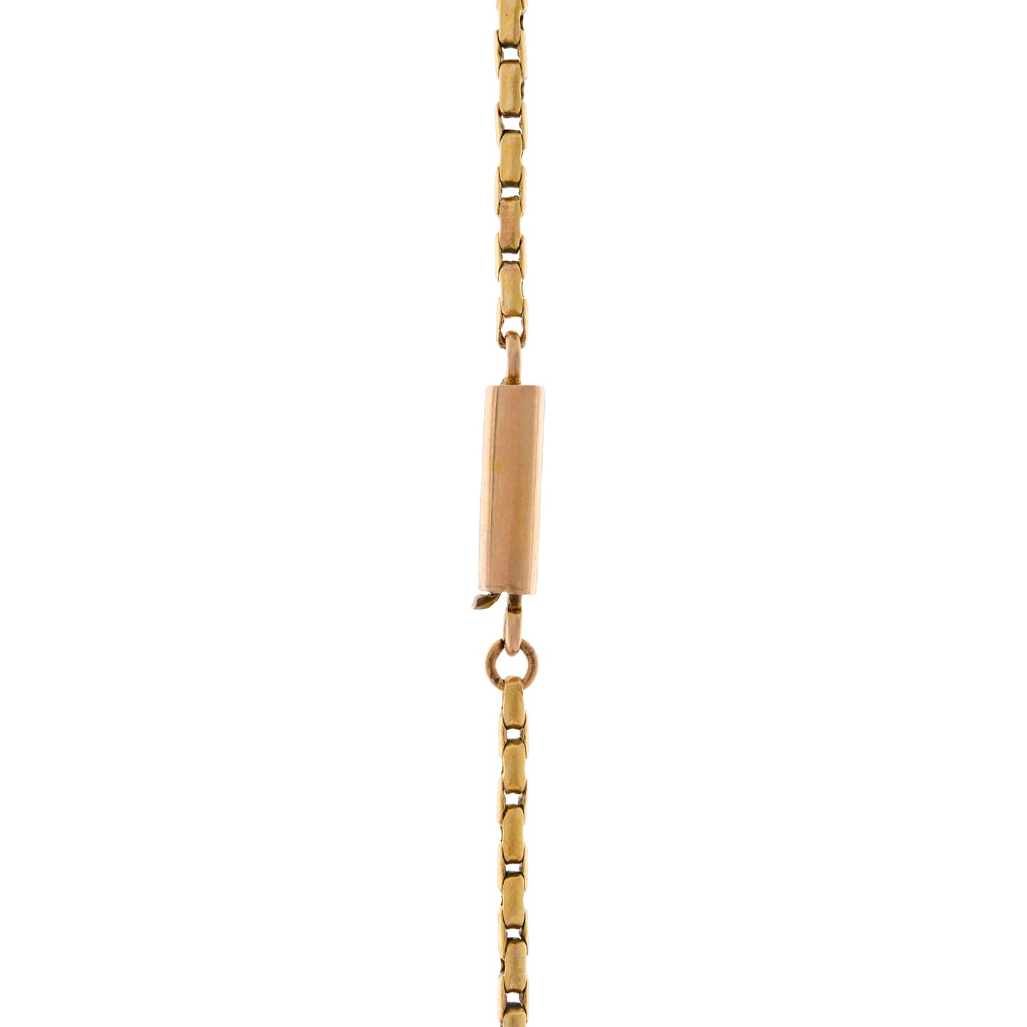 Victorian 15ct Gold Turquoise Cross Necklace