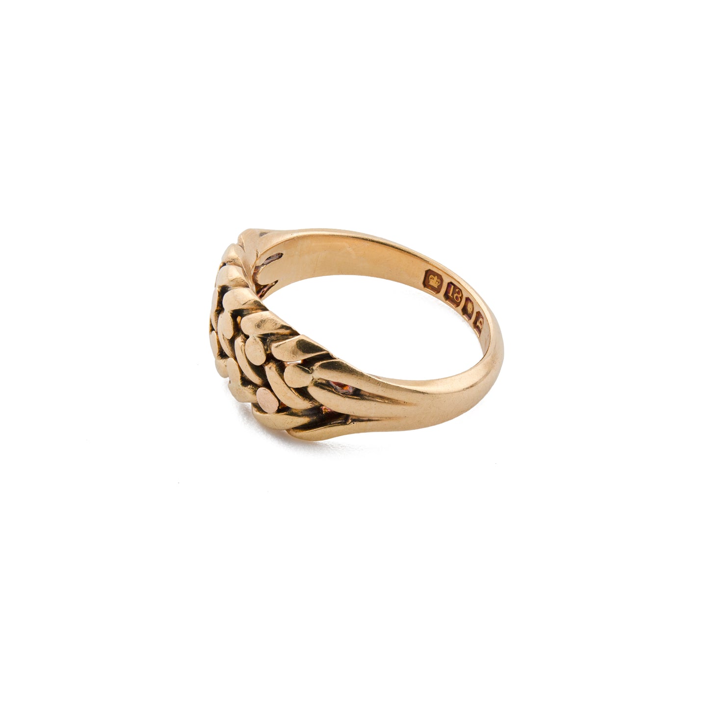 Victorian 18ct Gold Lover's Knot Band Ring