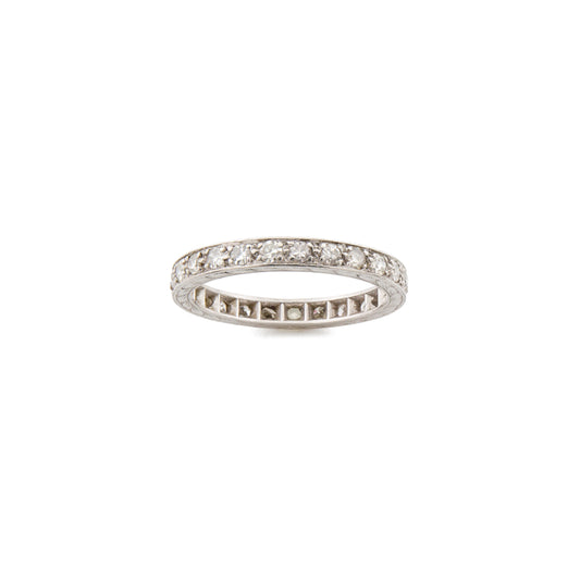 Vintage 18ct White Gold Diamond Eternity Ring
