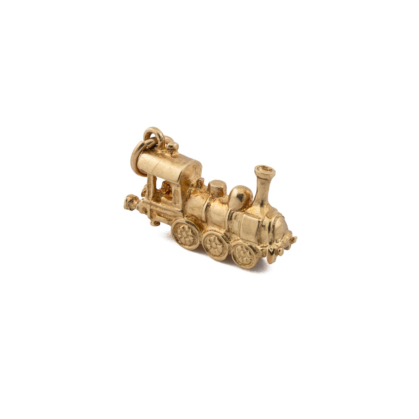 Vintage 9ct Gold Steam Engine Locomotive Charm