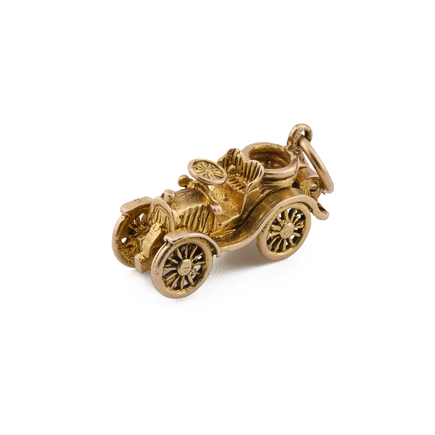 Mechanical Vintage Car Charm in 9ct Gold