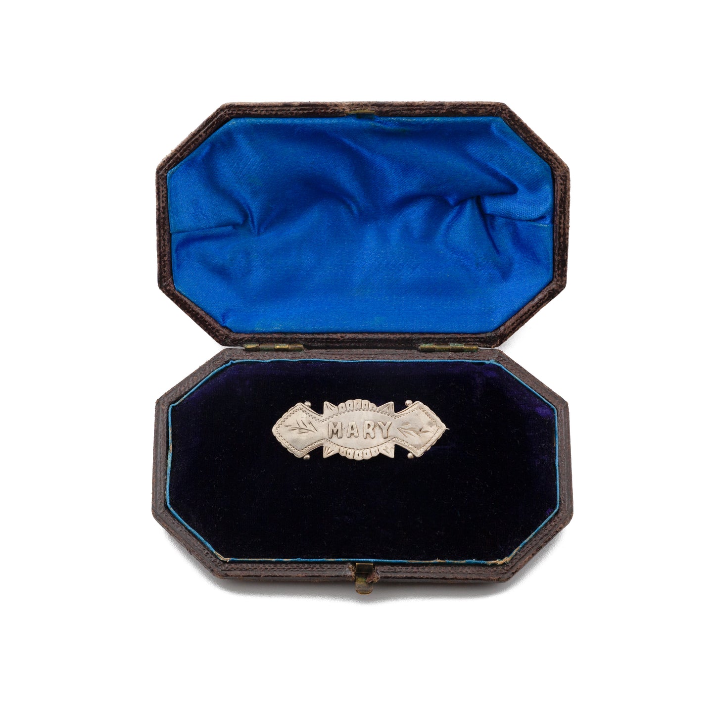 Antique Silver 'Mary' Name Brooch, Chester 1897