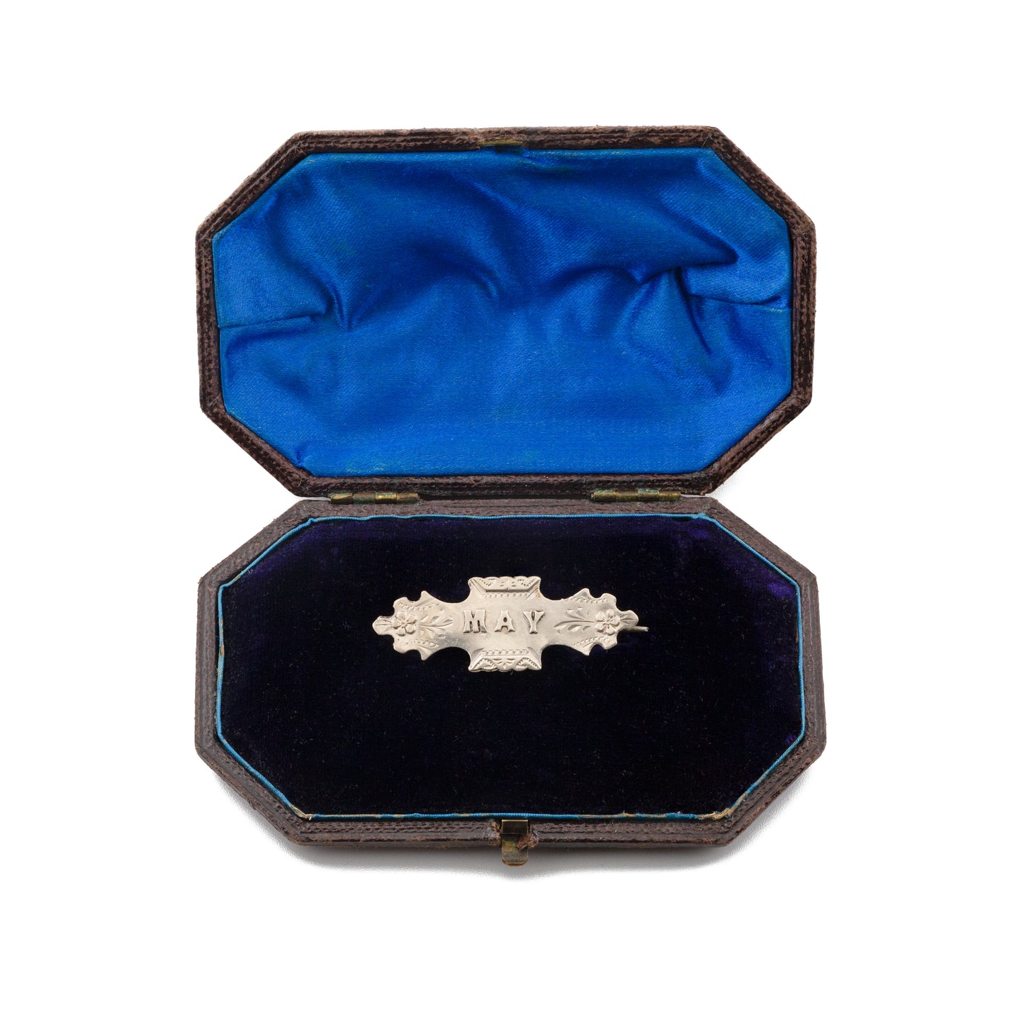 Antique Silver 'May' Name Brooch c.1890