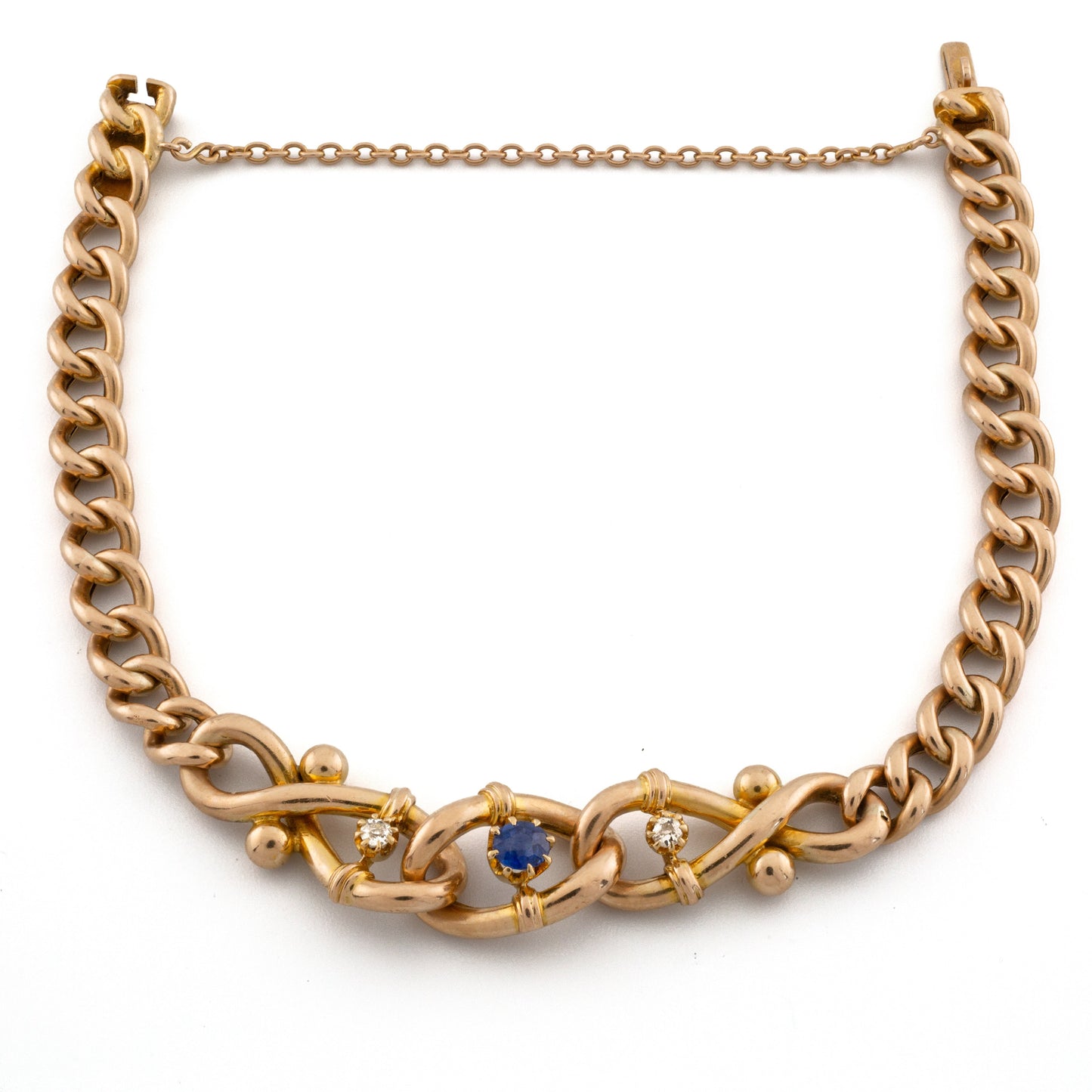 15ct Sapphire and Diamond Bracelet