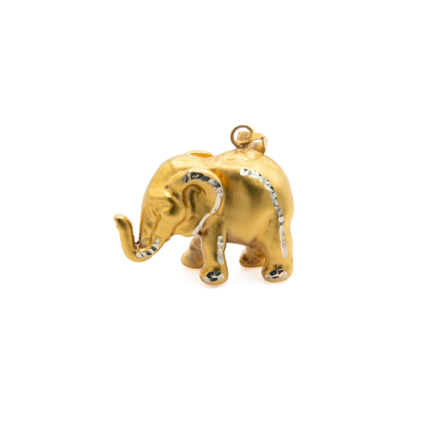 Two-tone Elephant Charm
