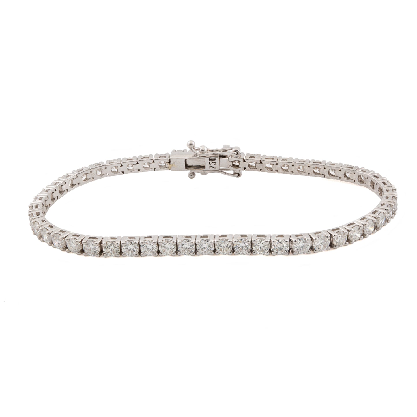 18ct Diamond Line Bracelet