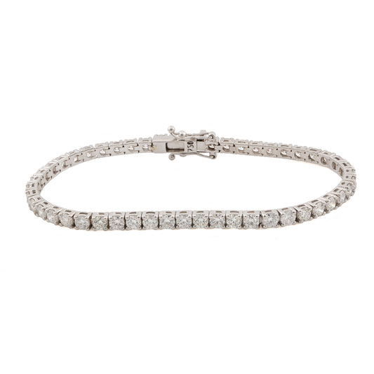 18ct Diamond Line Bracelet