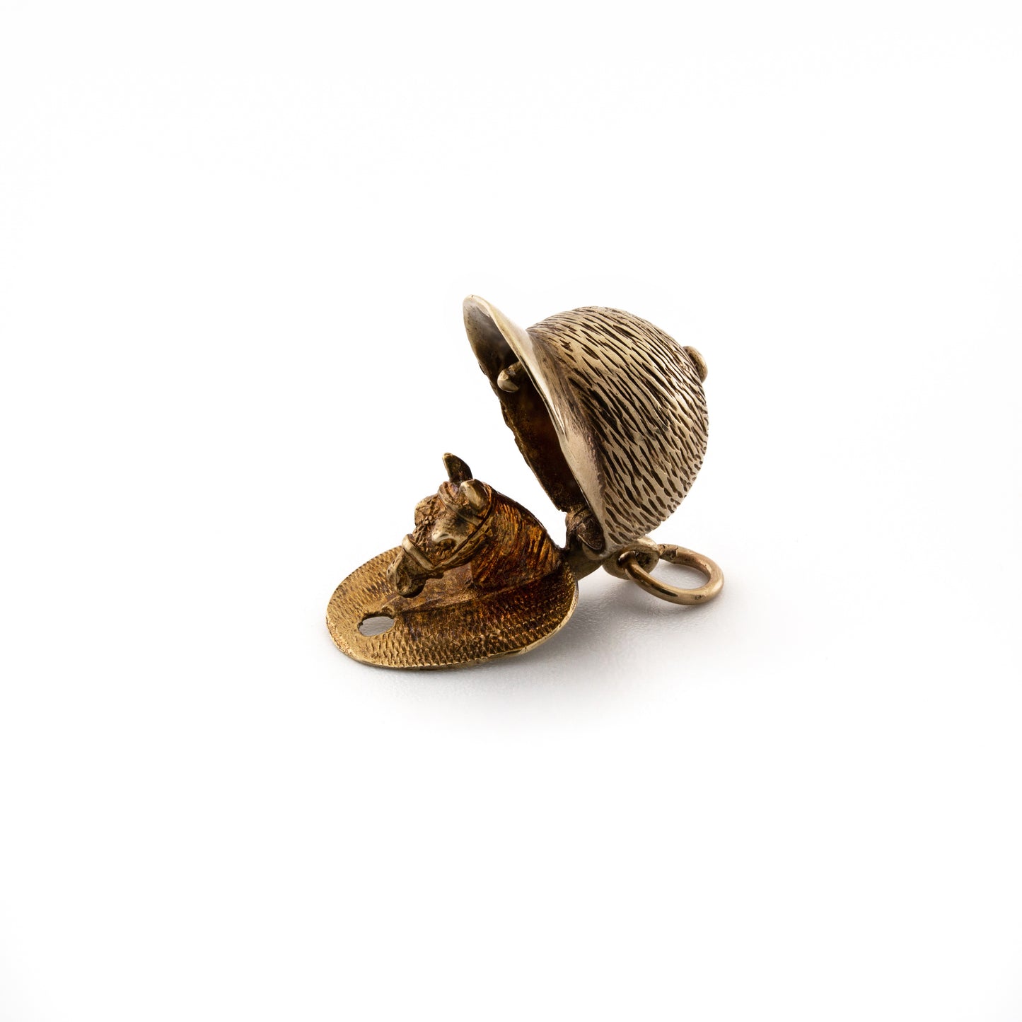 Articulated Jockey Helmet Charm