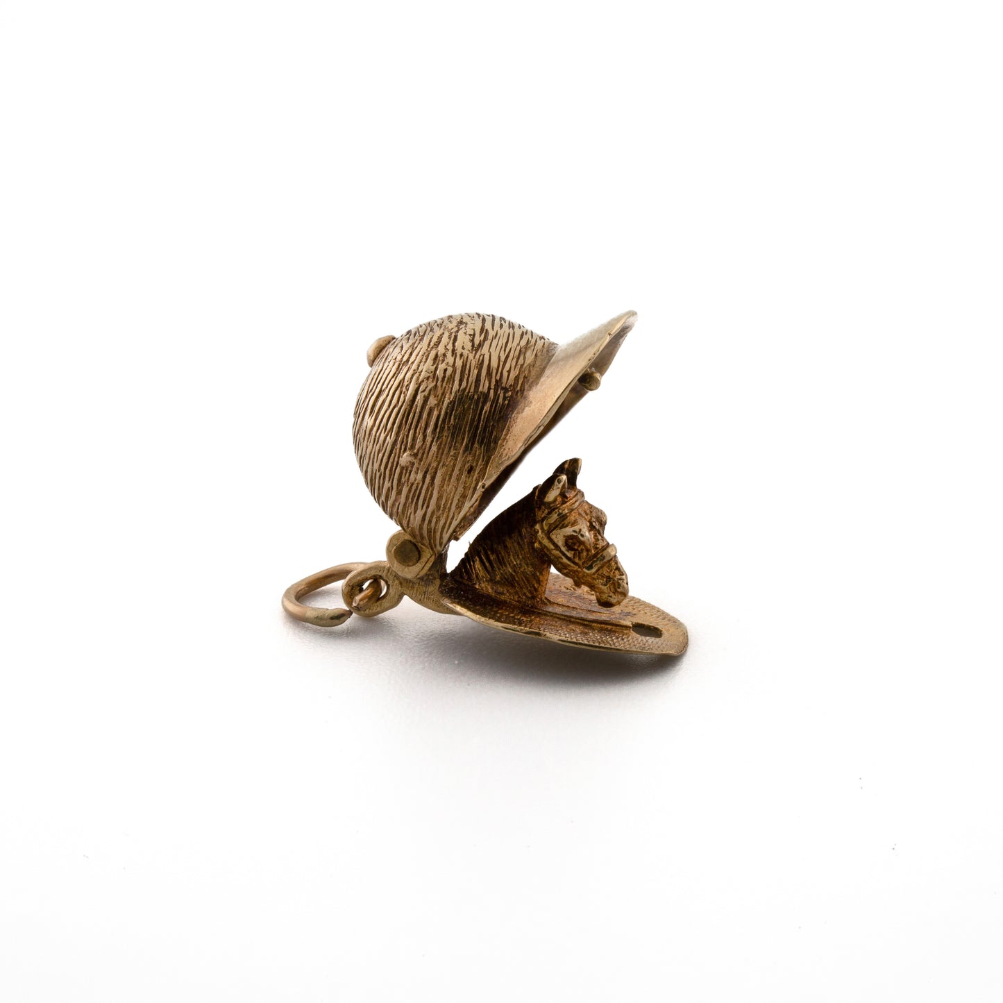 Articulated Jockey Helmet Charm