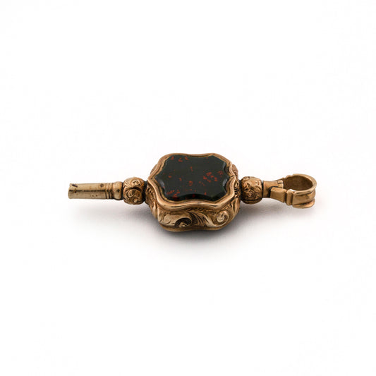 Ornate Pocket Watch Key