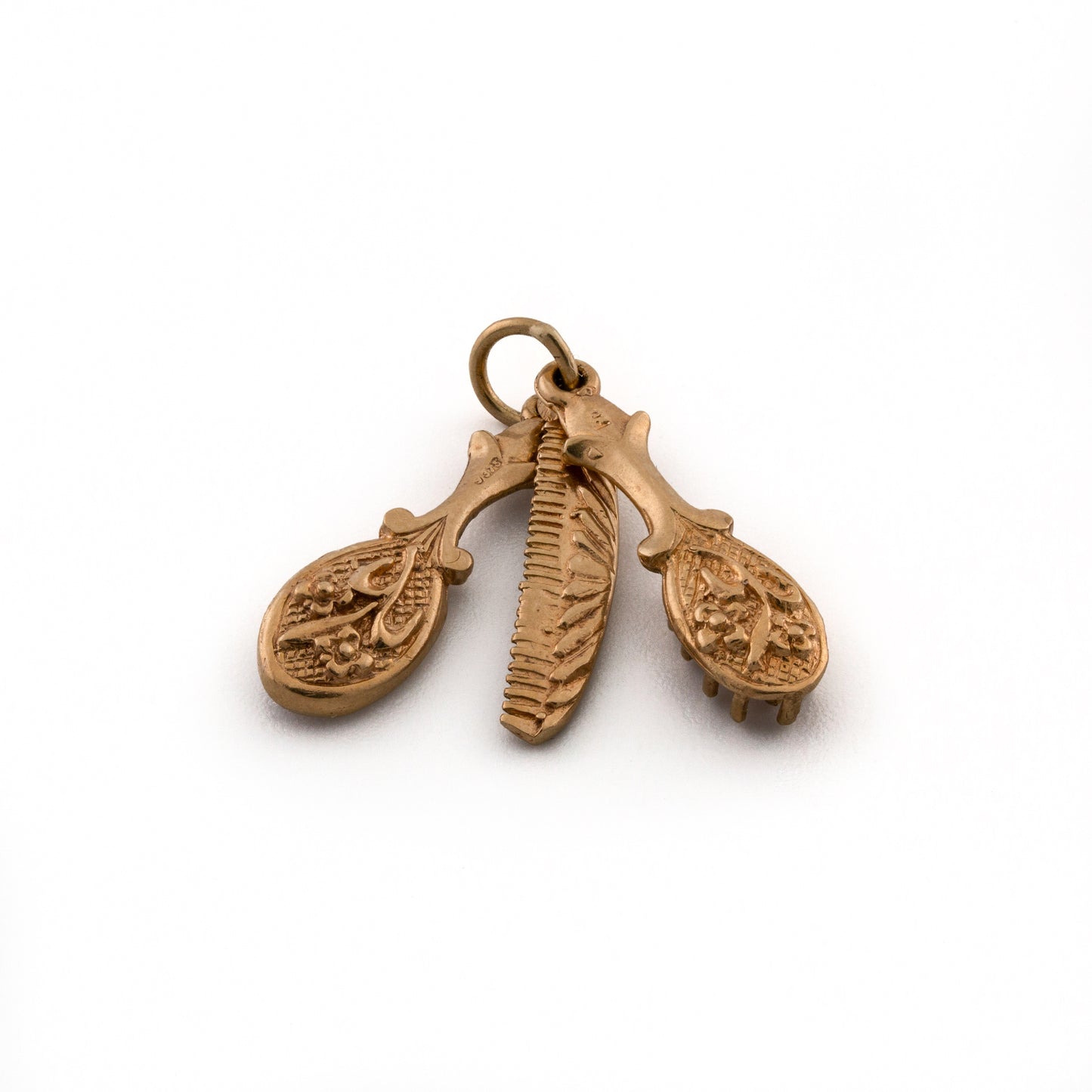 Set Of Hair Brush Charm