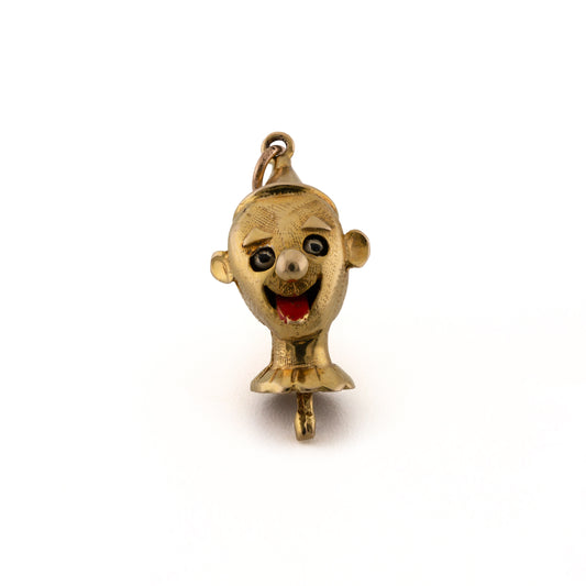 GJL Articulated Tongue Jester Charm