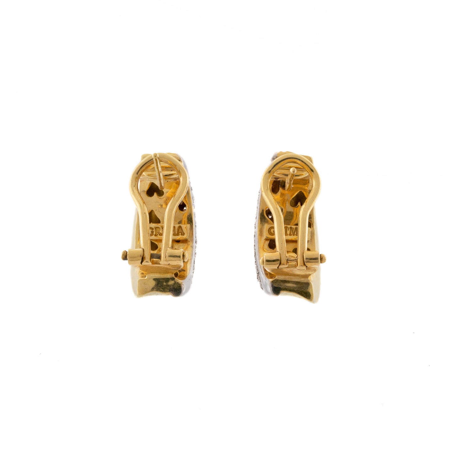 18ct Gold Grima Diamond Earrings