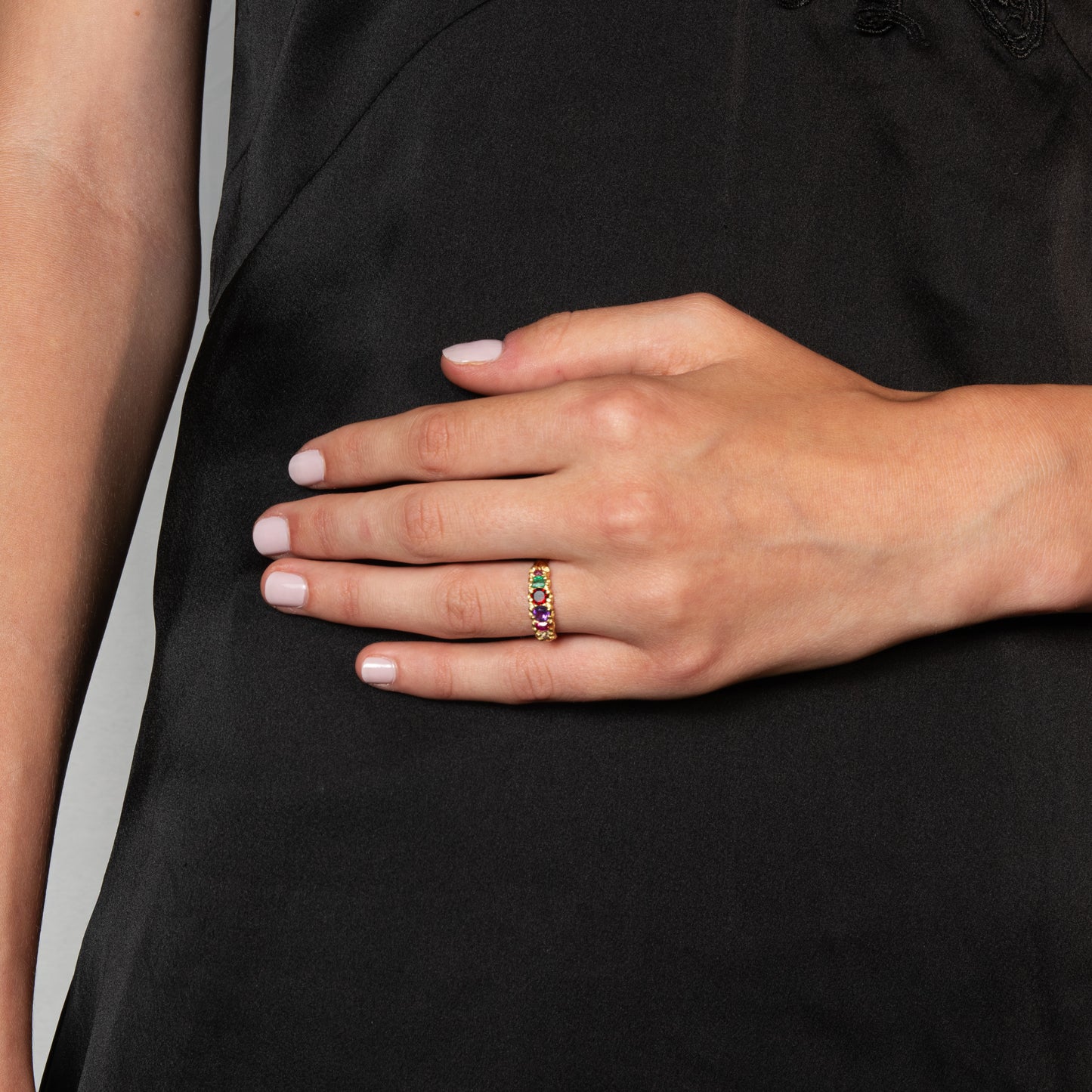 Antique 15ct Yellow Gold REGARD Gemstone Ring