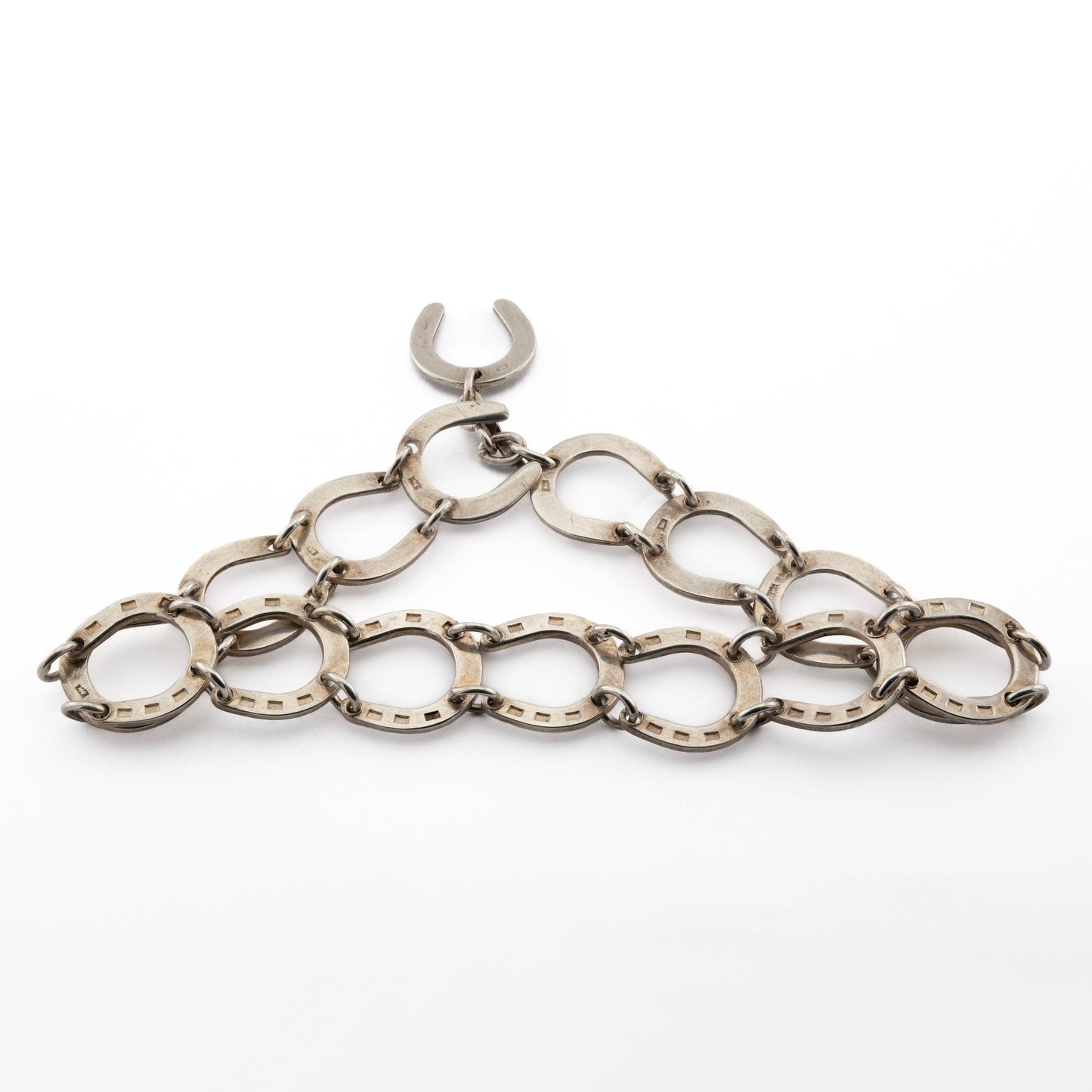 Silver Horseshoe Bracelet