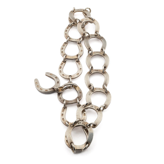 Silver Horseshoe Bracelet
