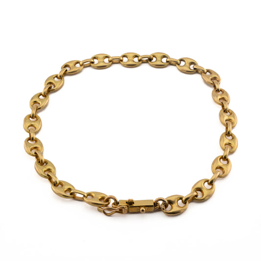 18ct Yellow Gold Mariner Bracelet