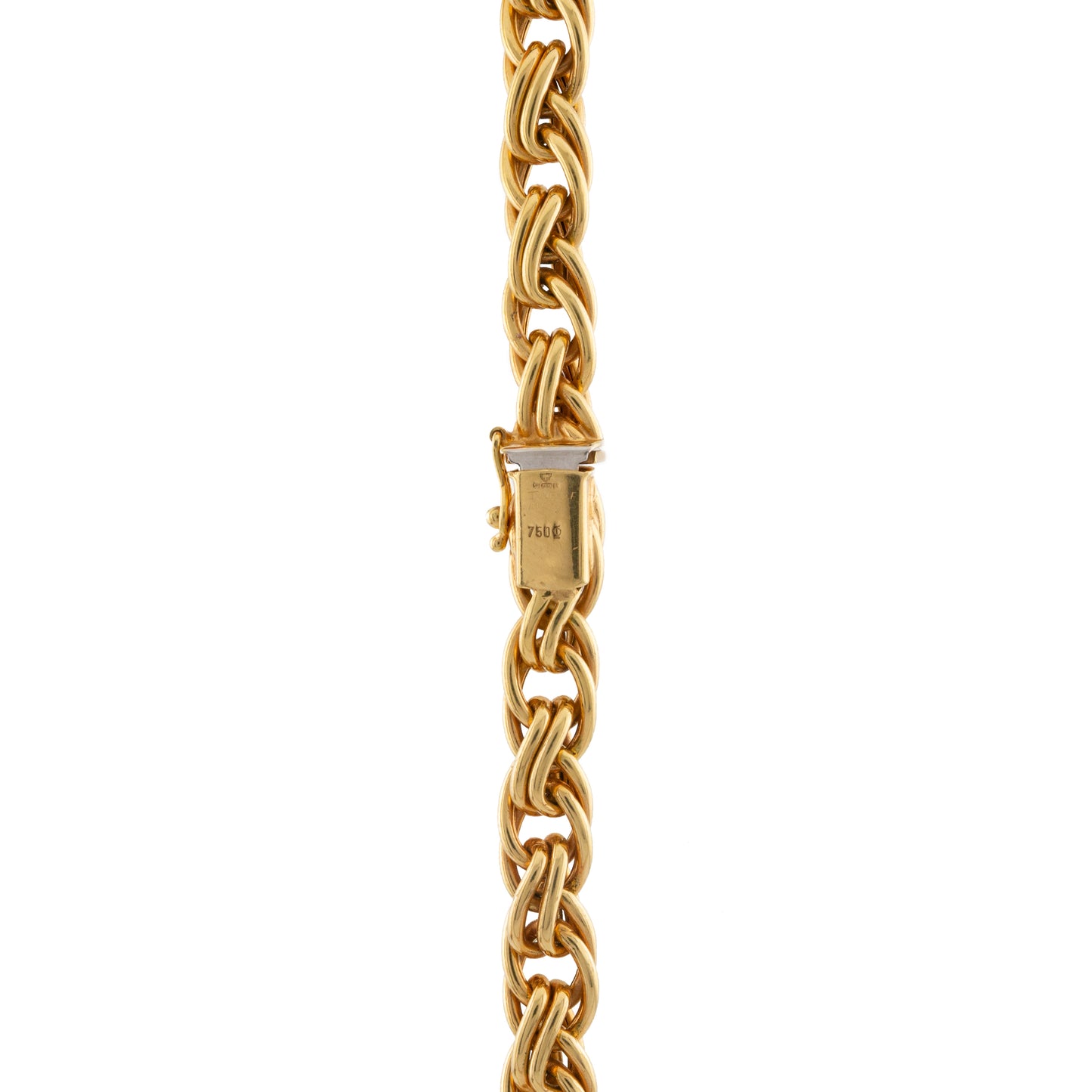 18ct Yellow Gold Woven Necklace