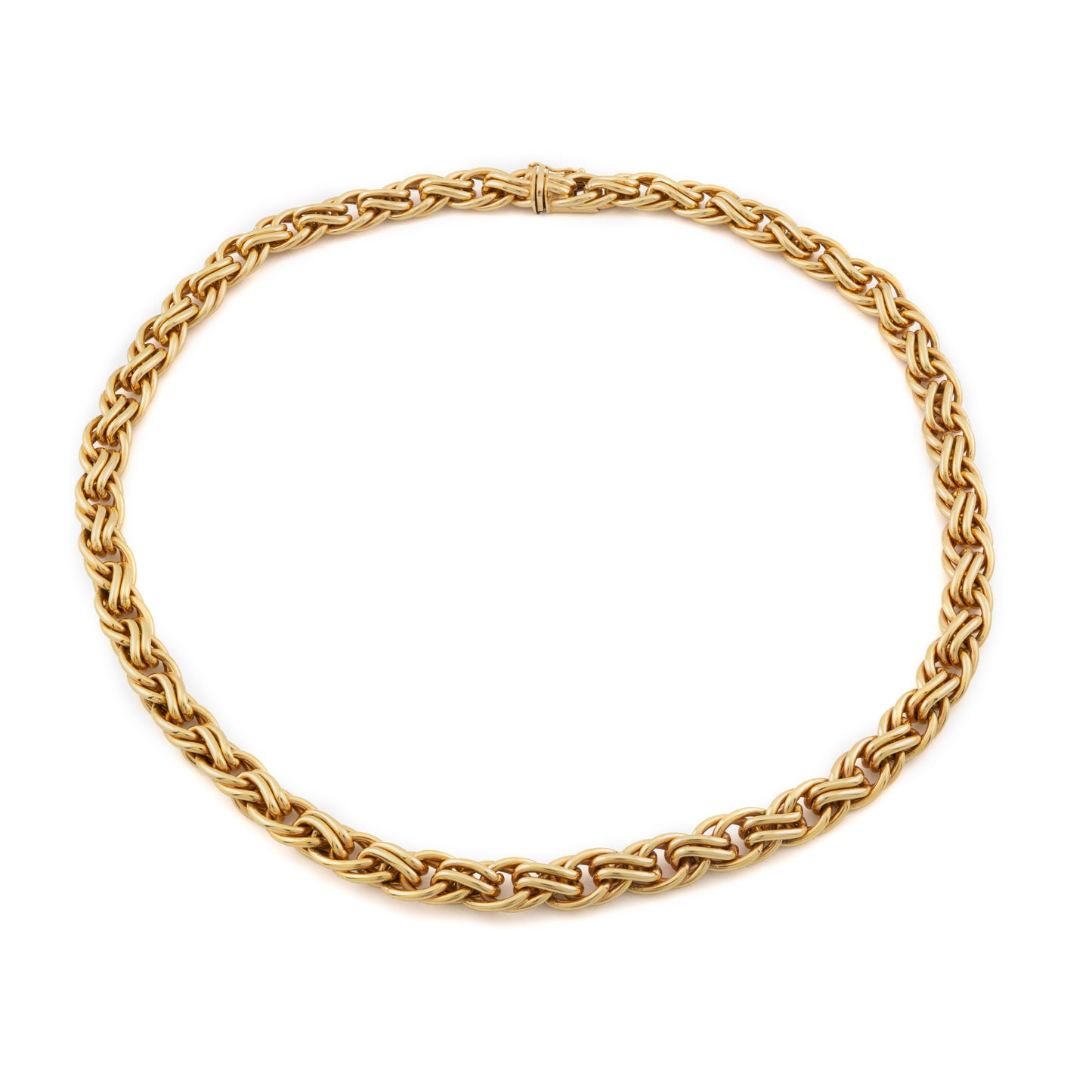 18ct Yellow Gold Woven Necklace