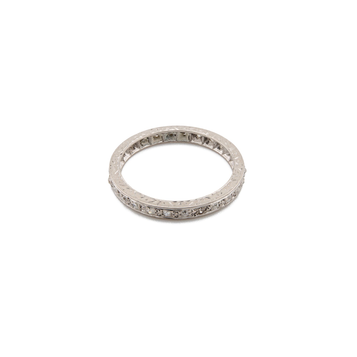 Vintage 18ct White Gold Diamond Eternity Ring