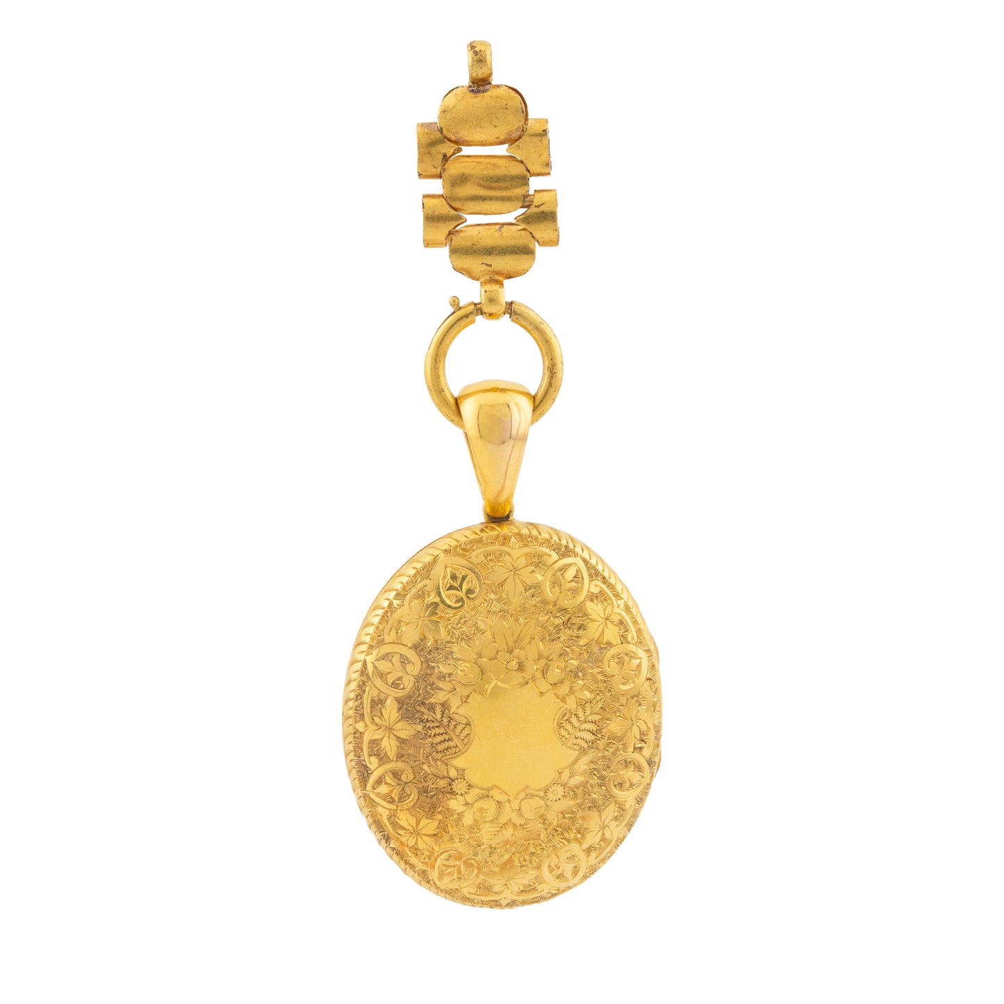 15ct Boxed Locket with Book Chain