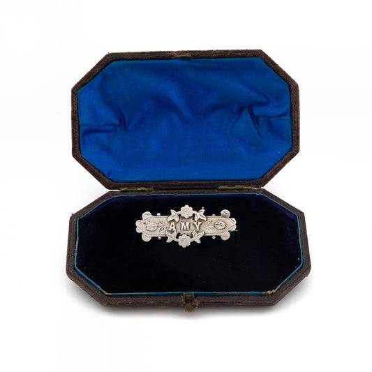 Amy Silver Namebrooch