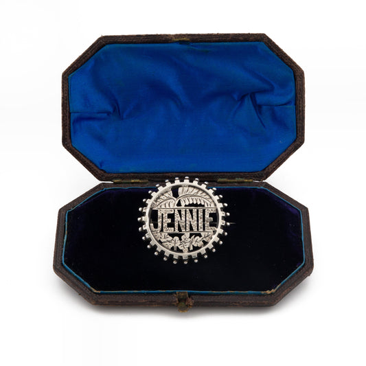 Jennie Silver Namebrooch