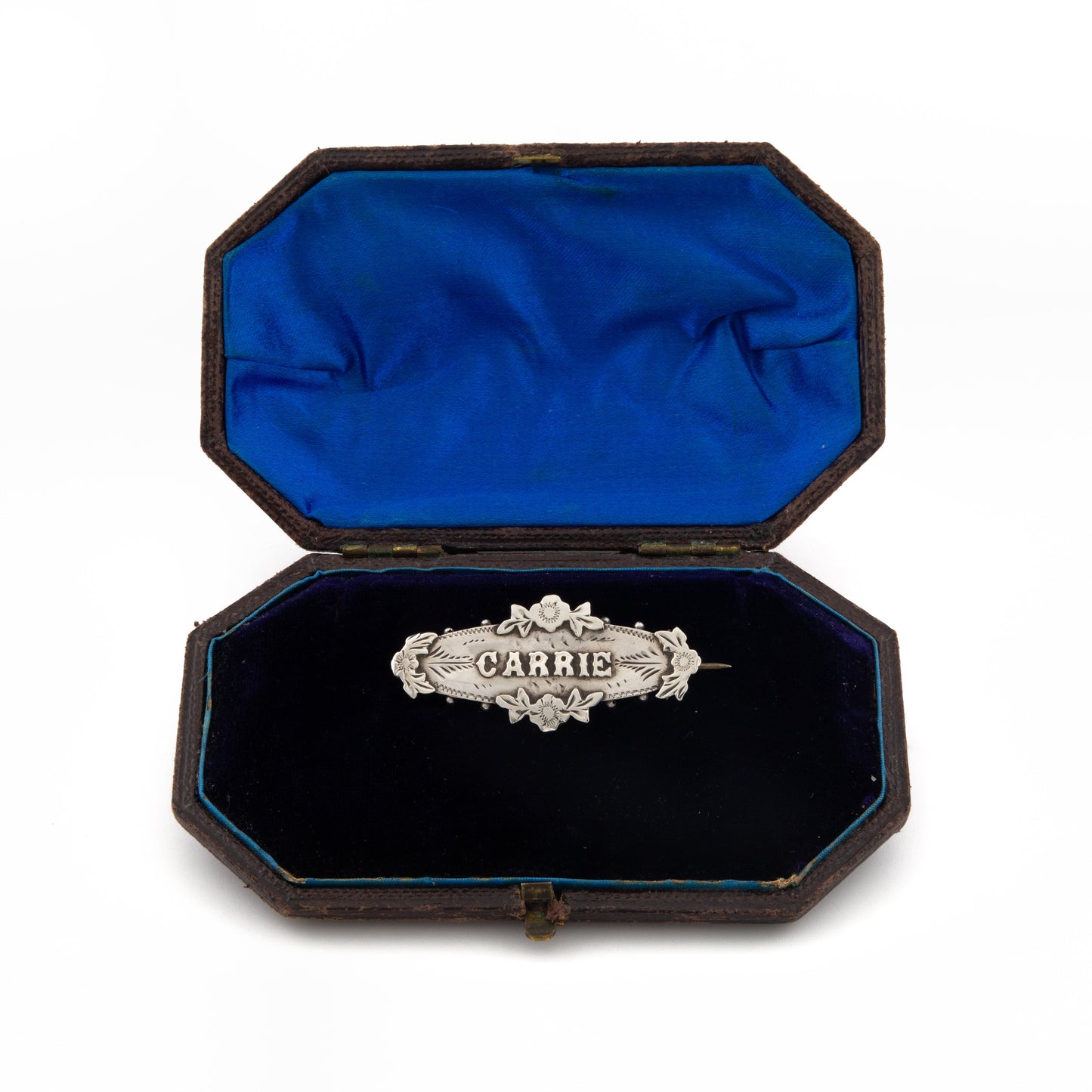 Carrie Silver Namebrooch