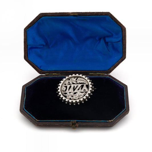 Eliza Silver Namebrooch