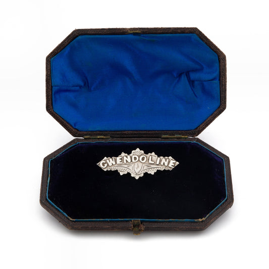 Gwendoline Silver Namebrooch