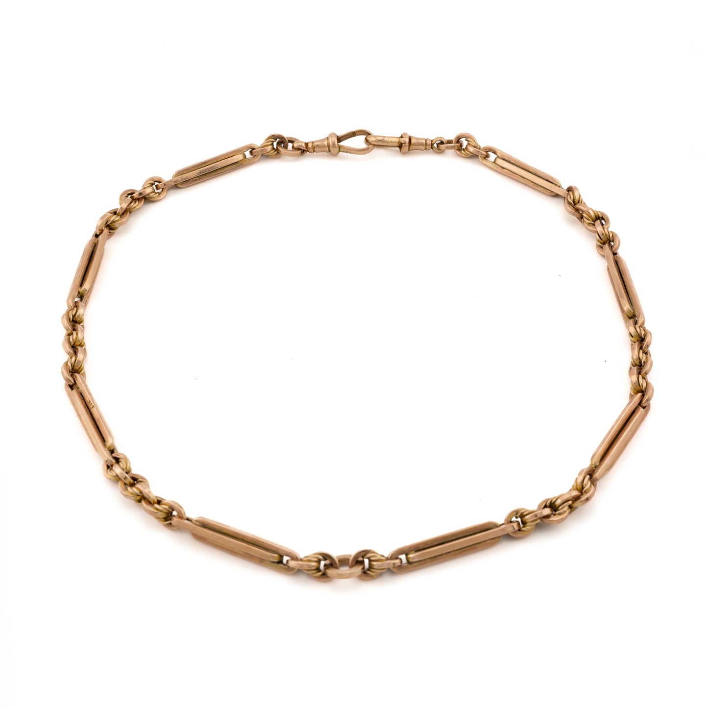 9ct Fetted Link Albert Chain